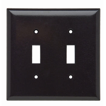 Pass And Seymour Plate Plastic Jumbo 2-Gang 2 Toggle Without Line (SPO2)