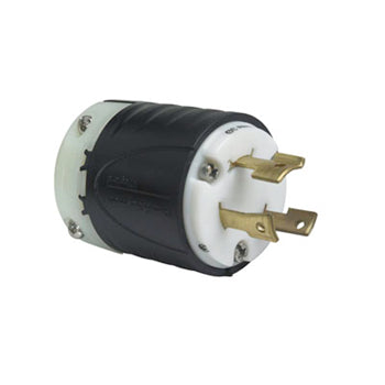 Pass And Seymour Plug 3W 30A 480V Turnlok Brown And White (L1230P)