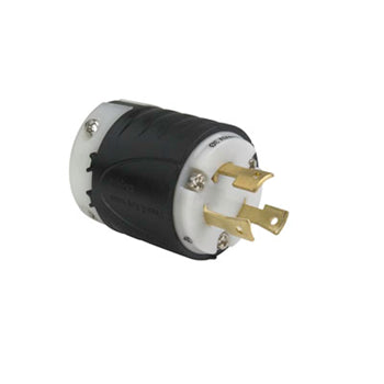 Pass And Seymour Plug 3W 30A 600V Turnlok Brown And White (L1330P)