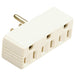 Pass And Seymour Plug In 1 To 3 Outlet Adapter Ivory (697I)