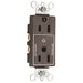 Pass And Seymour Plug Load Decorator 15A 125V Half Control Brown (TR26262CH)