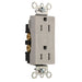 Pass And Seymour Plug Load Decorator 15A 125V Half Control Gray (TR26262CHGRY)