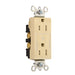 Pass And Seymour Plug Load Decorator 15A 125V Half Control Ivory (TR26262CHI)