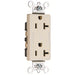 Pass And Seymour Plug Load Decorator 20A 125V Dual Control Ivory (TR26362CDI)