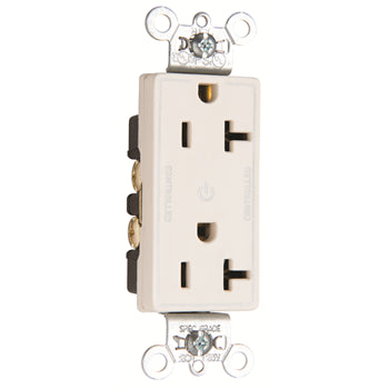 Pass And Seymour Plug Load Decorator 20A 125V Dual Control Light Almond (TR26362CDLA)