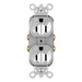 Pass And Seymour Plug Load Receptacle 15A 125V Dual Control Gray (TR5262CDGRY)