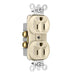 Pass And Seymour Plug Load Receptacle 15A 125V Dual Control Light Almond (TR5262CDLA)