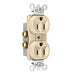 Pass And Seymour Plug Load Receptacle 15A 125V Half Control Ivory (TR5262CHI)