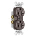 Pass And Seymour Plug Load Receptacle 20A 125V Dual Control Brown (TR5362CD)