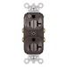 Pass And Seymour Plug Load Receptacle 20A 125V Half Control Brown (TR5362CH)