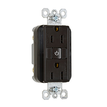 Pass And Seymour Plugload RF Receptacle 15A Dual Control (RF26252CD)