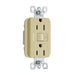 Pass And Seymour Plugload RF Receptacle 15A Dual Control Ivory (RF26252CDI)
