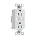 Pass And Seymour Plugload RF Receptacle 15A Dual Control White (RF26252CDW)