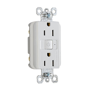 Pass And Seymour Plugload RF Receptacle 15A Half Control White (RF26252CHW)