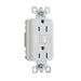 Pass And Seymour Plugload RF Receptacle 15A Half Control White (RF26252CHW)