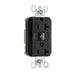 Pass And Seymour Plugload RF Receptacle 20A Dual Control Black (RF26352CDBK)