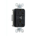 Pass And Seymour Plugload RF Receptacle 20A Half Control Black (RF26352CHBK)