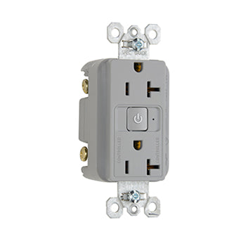 Pass And Seymour Plugload RF Receptacle 20A Half Control Gray (RF26352CHGRY)