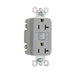 Pass And Seymour Plugload RF Receptacle 20A Half Control Gray (RF26352CHGRY)