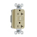 Pass And Seymour Plugload RF Receptacle 20A Half Control Ivory (RF26352CHI)