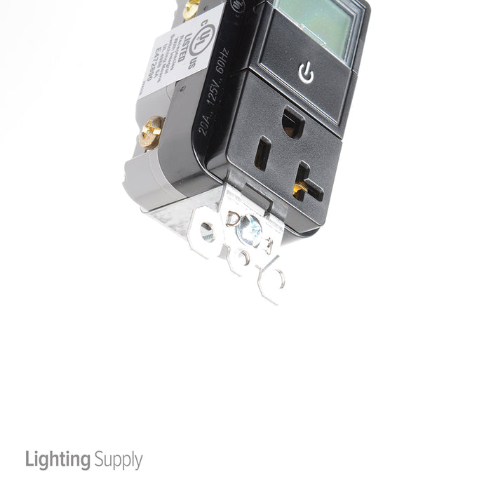 Pass And Seymour Plugload Timer 20A 125V Black (PLT26351BK)