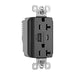 Pass And Seymour PlugTail 20A Hybrid AC USB Duplex Black (PTTR20ACUSBBK)
