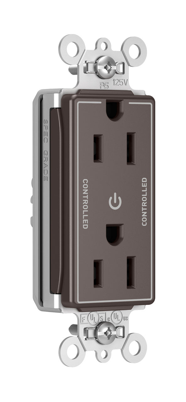 Pass and Seymour PT26252CD PlugTail Plugload 15A 125V Dual Controlled ...