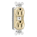 Pass and Seymour Plugtail Plugload Duplex 15A 125V Dual Controlled Ivory  (PT5262CDI)