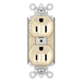 Pass and Seymour Plugtail Plugload Duplex 15A 125V Half Controlled Ivory  (PT5262SCCHI)