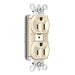Pass and Seymour Plugtail Plugload Duplex 15A 125V Half Controlled Light Almond  (PT5262SCCHLA)