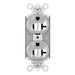 Pass and Seymour Plugtail Plugload Duplex 20A 125V Dual Controlled Gray  (PT5362CDGRY)