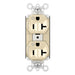 Pass and Seymour Plugtail Plugload Duplex 20A 125V Dual Controlled Ivory  (PT5362CDI)