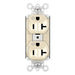 Pass and Seymour Plugtail Plugload Duplex 20A 125V Dual Controlled Light Almond  (PT5362CDLA)