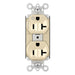 Pass and Seymour Plugtail Plugload Duplex 20A 125V Half Controlled Ivory  (PT5362SCCHI)