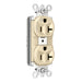 Pass and Seymour Plugtail Plugload Duplex 20A 125V Half Controlled Ivory  (PT5362SCCHI)