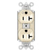 Pass and Seymour Plugtail Plugload Duplex 20A 125V Half Controlled Light Almond  (PT5362SCCHLA)