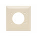 Pass And Seymour Power Outlet Plate 2-Gang Ivory (3862I)