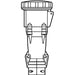 Pass And Seymour Pin And Sleeve Connector 5W 100A 3 Phase 347/600V Watertight (PS5100C5W)