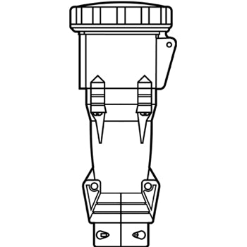 Pass And Seymour Pin And Sleeve Connector 5W 60A 277/480V Watertight (PS560C7W)