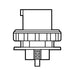 Pass And Seymour Pin And Sleeve Insert 5W 100A 3 Phase 277/480V Watertight (PS5100B7W)