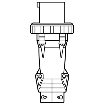 Pass And Seymour Pin And Sleeve Plug 4W 30A 380/440V Watertight (PS430P3W)