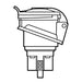 Pass And Seymour Pin And Sleeve Receptacle 5W 30A 3 Phase 347/600V Single-Pole (PS530R5S)