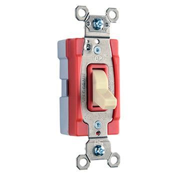 Pass And Seymour PlugTail 20A 120/277V 3-Way Switch Ivory (PT20AC3I)