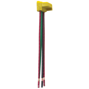Pass And Seymour PlugTail 3-Way Switch Connector 6 Inch Solid 90 (PTS6SOL4)