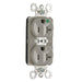 Pass And Seymour PlugTail Duplex Receptacle Hospital Grade Tamper-Resistant 20A/125V Gray (PTTR8300GRY)