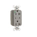 Pass And Seymour PlugTail Hospital Grade Surge Protective Duplex Receptacle 20A/125V Alarm Gray (PT8300GRYSP)