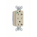 Pass And Seymour PlugTail Hospital Grade Surge Protective Duplex Receptacle 20A/125V Alarm Ivory (PT8300ISP)