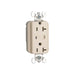 Pass And Seymour PlugTail Surge Protective Duplex Receptacle 20A/125V Alarm Light Almond (PT5362LASP)
