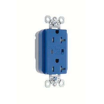 Pass And Seymour PlugTail Surge Protective Duplex Receptacle Tamper-Resistant 20A/125V Alarm Blade (PTTR5362BLSP)