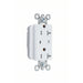 Pass And Seymour PlugTail Surge Protective Duplex Receptacle Tamper-Resistant 20A/125V Alarm White (PTTR5362WSP)